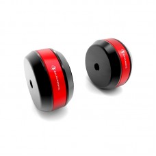 DBK Special Parts (Ducabike) BEVELED EDGE Dual Color Bar Ends for the Ducati Multistrada (2015+)